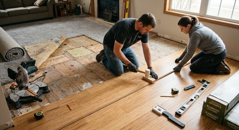 Bamboo Flooring Installation in Middlesex County, NJ