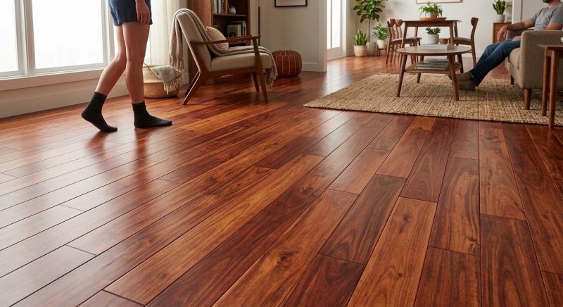 Cherry Floor Installation in Hazlet, NJ