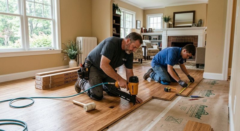 Hardwood Floor Installation in Bedminster, NJ