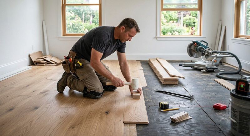 Hardwood Floor Installation in Monroe Township, NJ