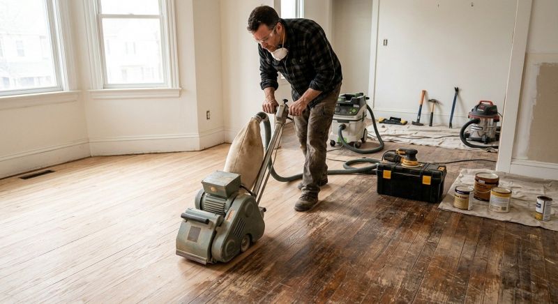 Hardwood Floor Renovation in Middlesex County, NJ