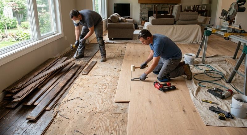 Hardwood Replacement in Lawrence Township, NJ