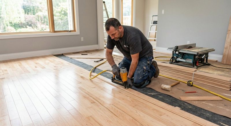 Maple Flooring Installation in High Bridge, NJ
