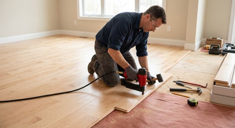 Maple Flooring Installation in Hillside, NJ
