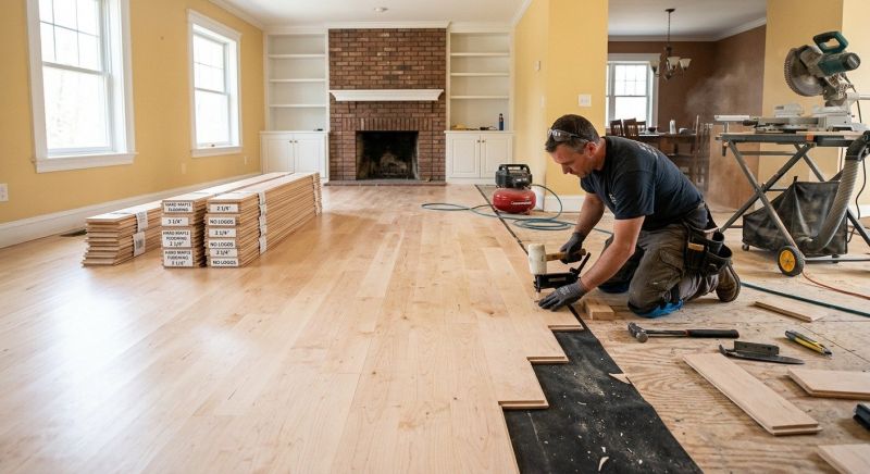 Maple Flooring Installation in Long Valley, NJ