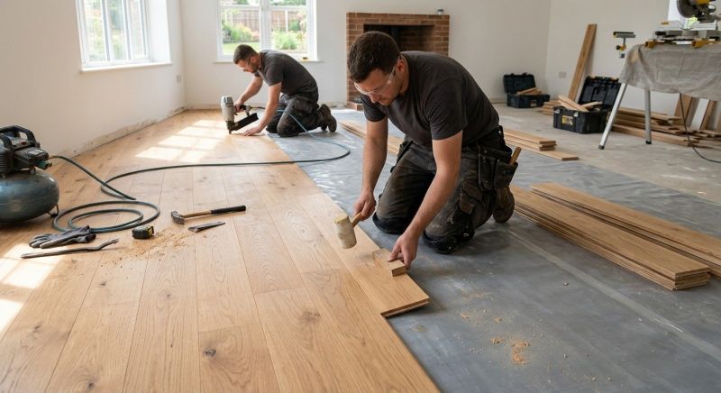 Oak Floor Installation in Colonia, NJ
