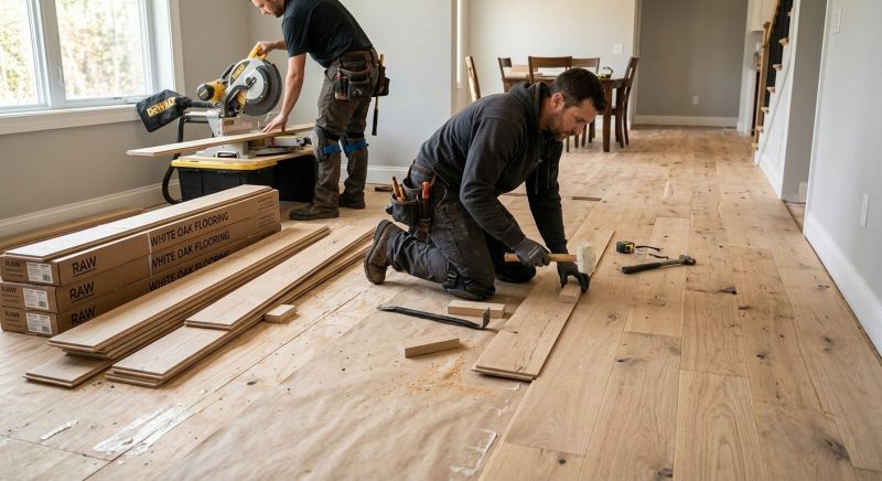 Oak Floor Installation in Cranford, NJ