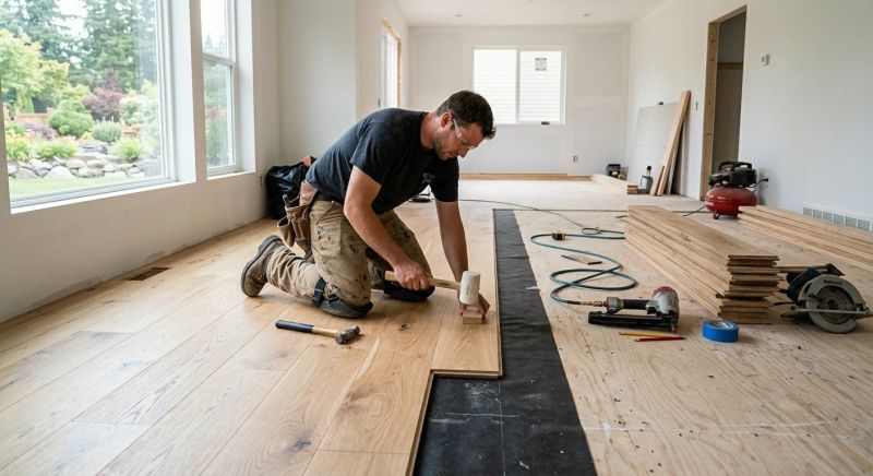 Oak Floor Installation in High Bridge, NJ