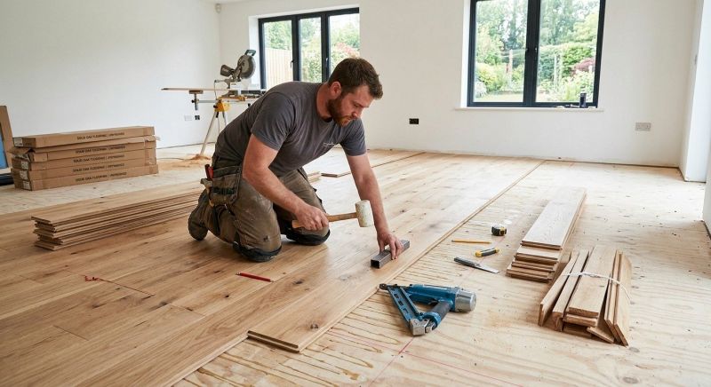 Oak Floor Installation in High Bridge, NJ