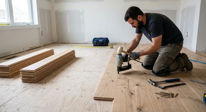 Oak Floor Installation in Hunterdon County, NJ