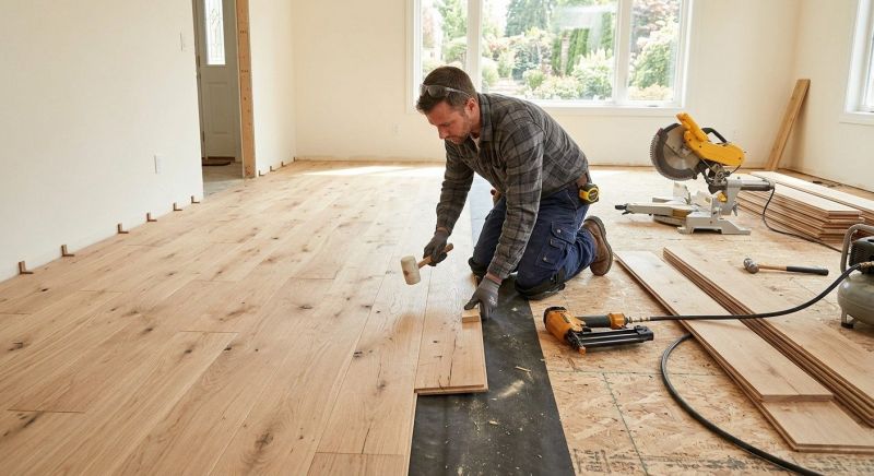 Oak Floor Installation in Middlesex County, NJ