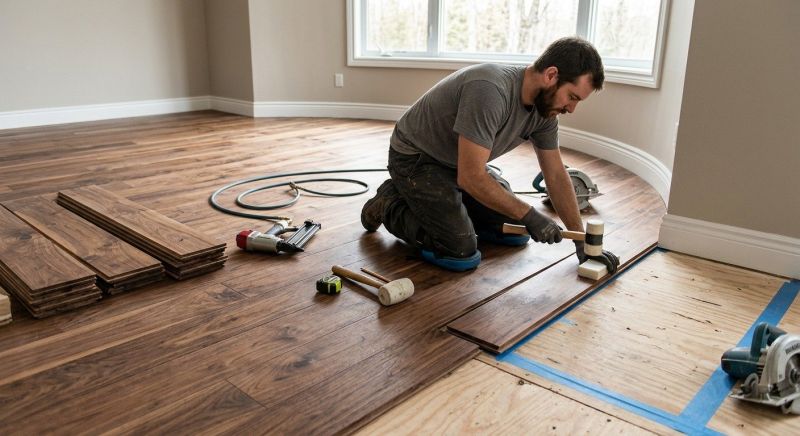 Walnut Flooring Installation in Middlesex County, NJ
