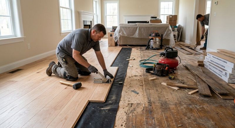 Wood Floor Replacement in Hazlet, NJ