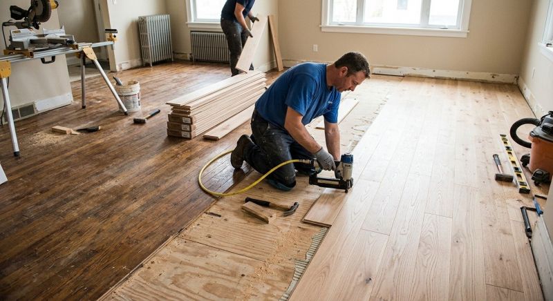 Wood Floor Replacement in Long Valley, NJ